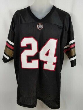 MGD Miller Genuine Draft Beer Football Jersey 3/4 Sleeve Shirt Mens size XL